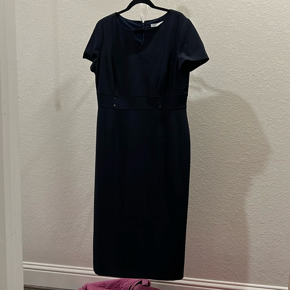 Navy PRESTON YORK Blake dress